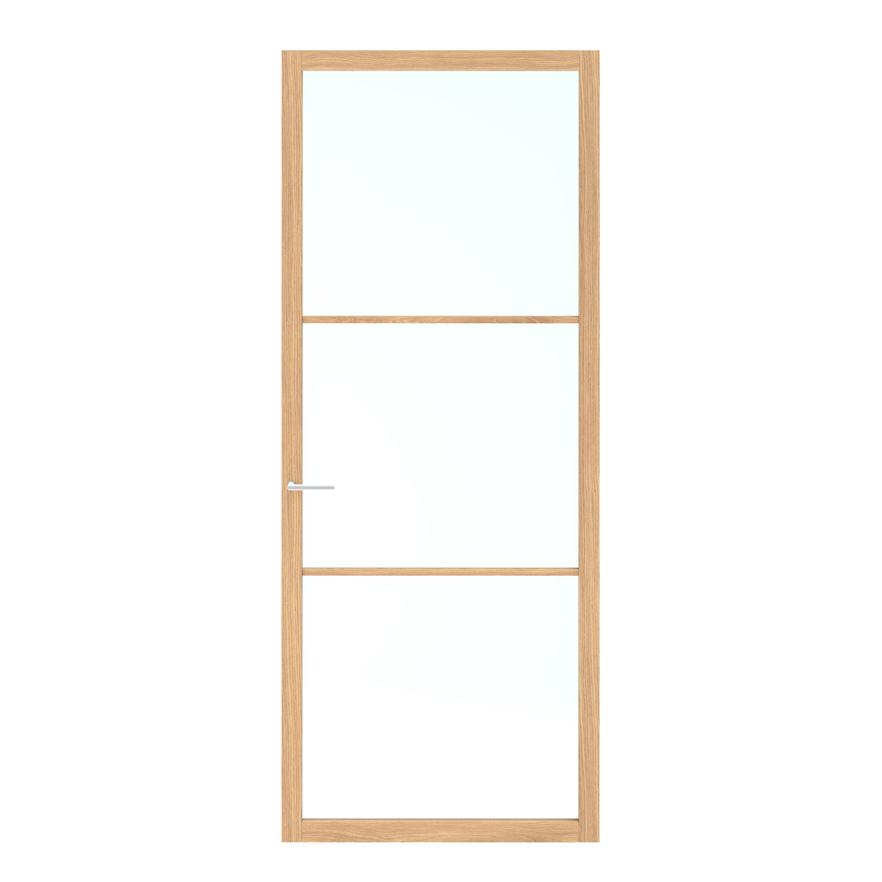 Binnendeur Skantrae SSL 14803 Blank Glas Natural Oak